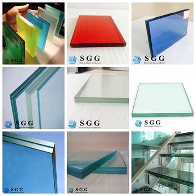 laminated safety glass for construction