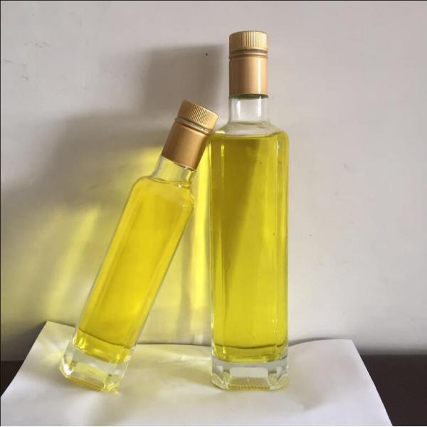 Screw Cap Olive Oil Glass Bottle 250ml 500ml Green Glass Bottles For Gourmet Cooking