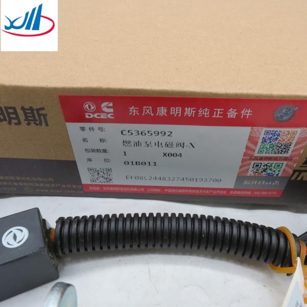 Diesel Engine 12V 24V Oil Cut Off Fuel Pump Solenoid Valve C5365992 Truck Spare Parts 5365992