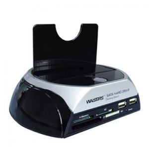 China 480Mbps USB2.0 Docking Station with Card Reader,Supports 2.5 and 3.5-inch SATA HDD and 3TB SATA HDD on sale