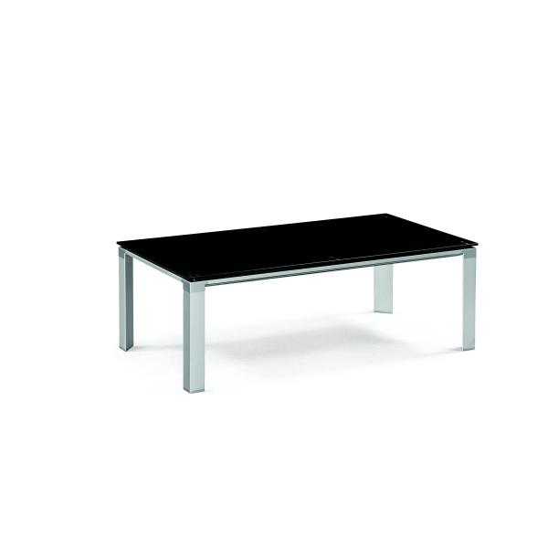 Rectangle Contemporary Coffee Tables Easy Assembly Type With Shelves