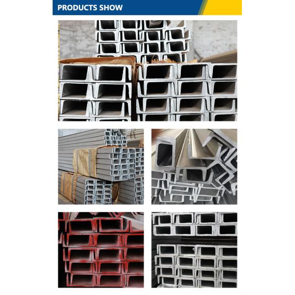 Hot Rolled Tp316Ti Stainless Steel U Section Channel 0.8mm For Building Structures