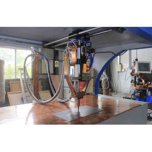 Hwashi Manual Handheld Spot Welding Machine For Elevator Door Plate Crank Arm 2