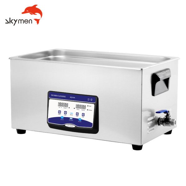 ISO14001 40kHz Digital Ultrasonic Cleaner 30L SUS304 Tank 30min Timer Adjustable