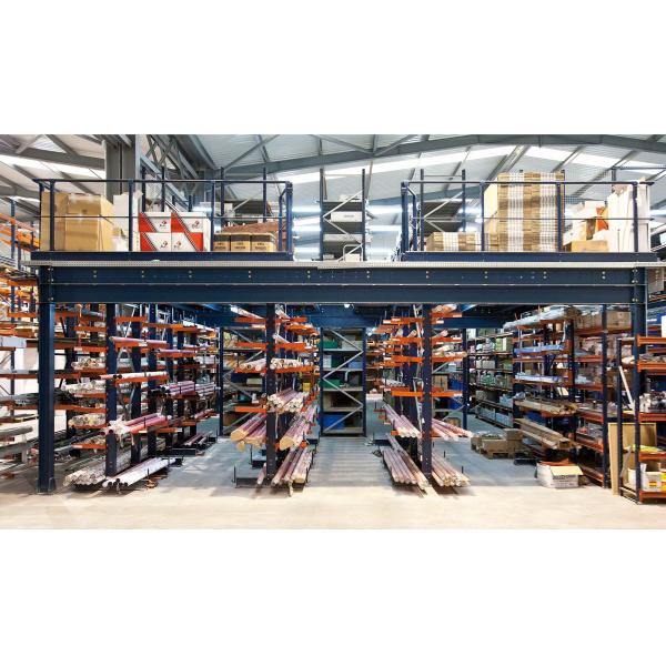 Corrosion Protection Warehouse Q235B SS Mezzanine Racking System