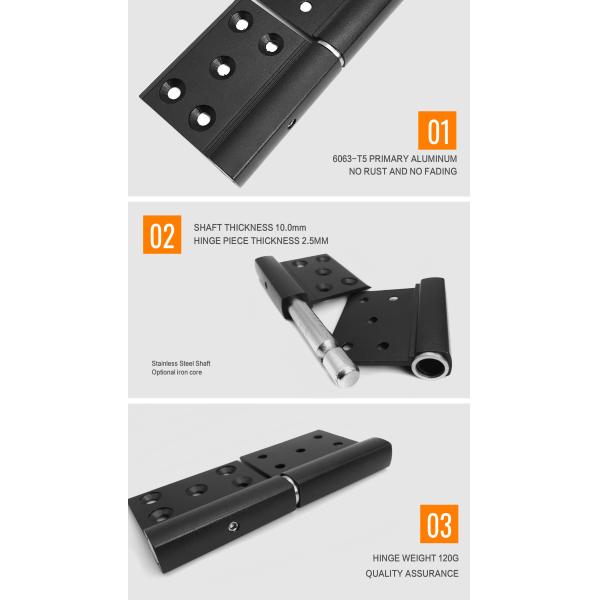 Heavy-Duty Ball Bearing Hinge for Concealed Mount Metal Safety Boat Hatch Cabinet Spring Gate Lift Door Window Accessories