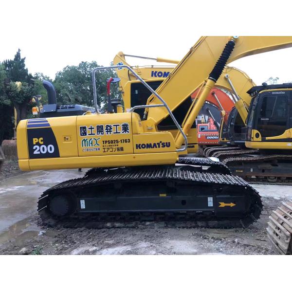 Good Condition Used Komatsu PC200 Crawler Excavator with 0.8m3 Bucket