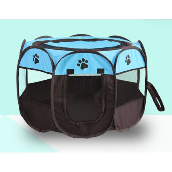 Oxford Fabric 48cm Dog Playpen Fence 58cm Fold Up Dog Playpen