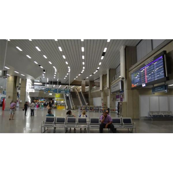 SGS 600x1200mm Aluminum Ceiling Panel Right Edge Concealed Square Plate