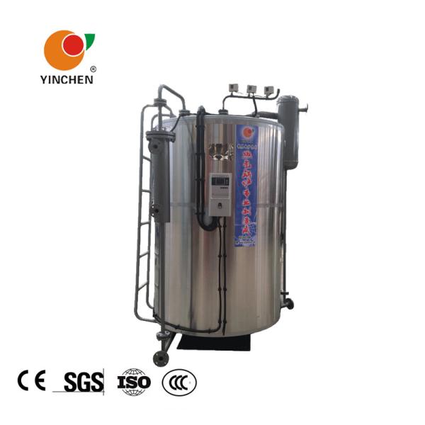 Vertical Fuel Gas Oil Fired Steam Boiler Yinchen LSS 500kg 1000kg 2000kg 4000kg