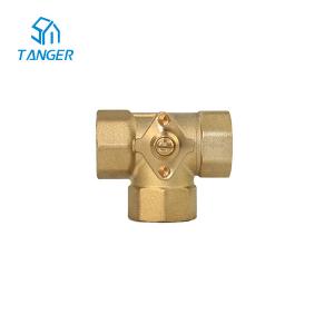 Quality 3/4 Motorized Ball Valve Actuator In HVAC System Three Way Brass Matching wholesale