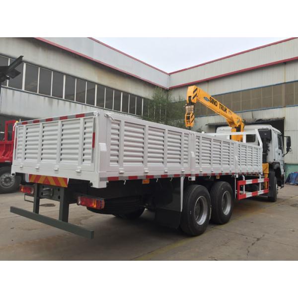 12 Tons HIAB Truck Mounted Telescopic Boom Crane 6X4 For High Altitude Rescue