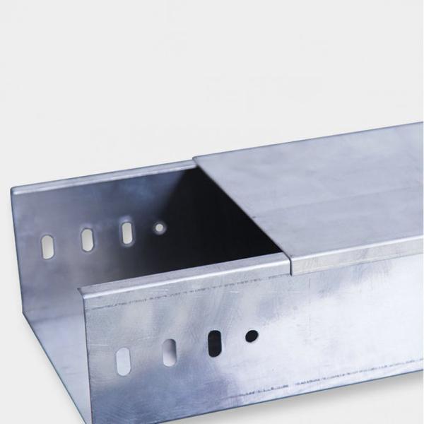 Fire rated steel cable tray installation example