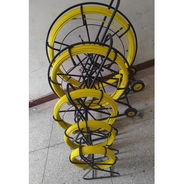 4.5mm-18mm Fiber Optic Cable Pulling Duct Rod FTTH Fibreglass Duct Rodder