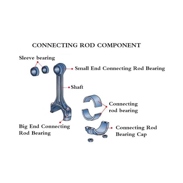 Excavator Komatsu 4D94E Engine Main Bearing / Conrod Bearing YM729900-02800