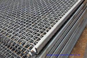 Quality Hooked Vibrating Sieve Screen Mesh SUS304 Crimped For Mining Quarry Crimped Wire Mesh wholesale