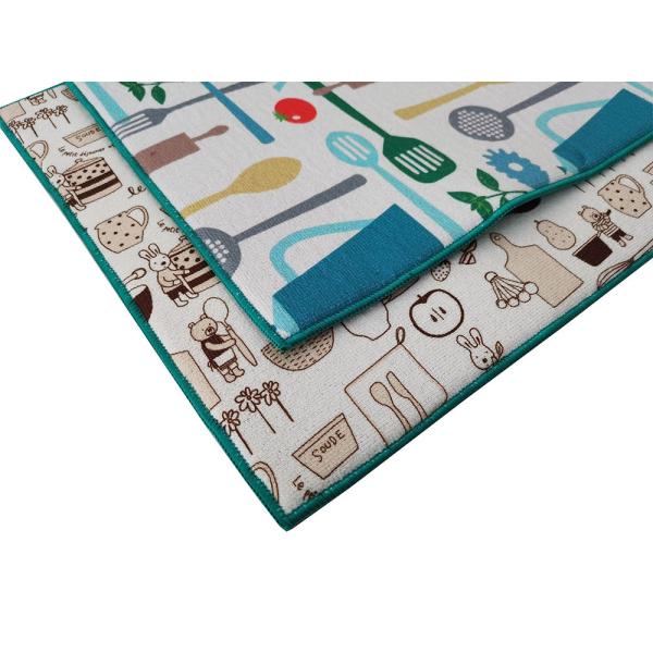 38x50cm Water Absorbable Microfiber Dish Drying Mat Dish Rack Mat