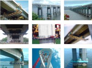 Underdeck Steel Movable Scaffolding System in Bridge Construction