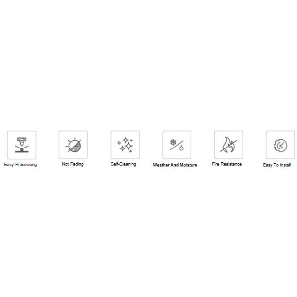 Up To Length Limit Polyvinylidene Fluoride Aluminum Composite Panel With Non-standard Sizes Scratch Resistance Rated ≥3H