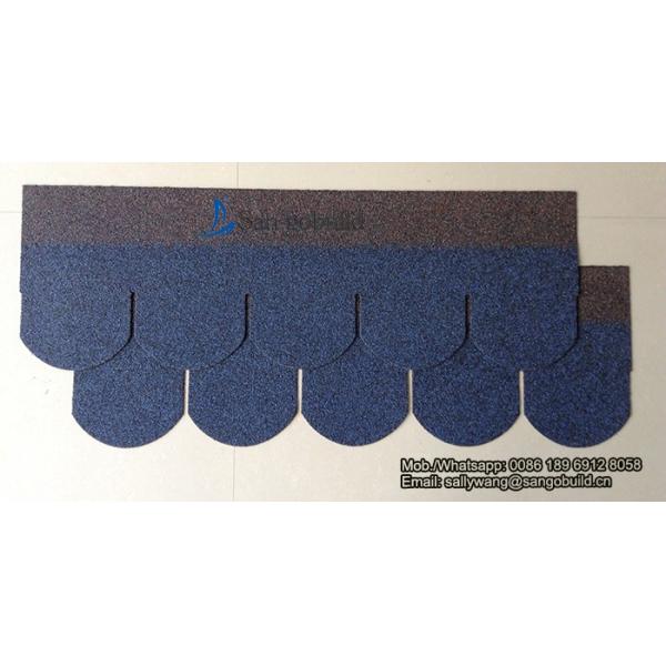 Hangzhou Roofing Materials Fish Scale Asphalt Roof Bitumen Shingles
