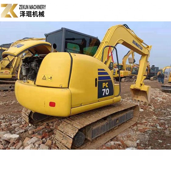0.35m3 Bucket Used Komatsu Excavator PC 70 8 7T Used Komatsu Mini Excavator