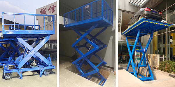Anti Slip Fixed Hydraulic Scissor Lift Table Elevator Platform 3000kg 2m For Loading Bays