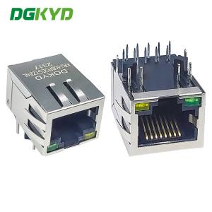 Quality KRJ-60BPOEGYZENL with PoE power supply RJ45 connector 100M integrated filter network socket network cable interface wholesale