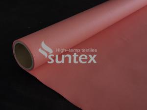 China Acrylic Coated Fiberglass Fabrics Heat Resistant Cloth For Welding Blanket Fabrication 32oz on sale
