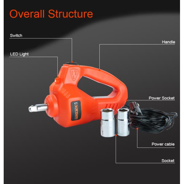 12v Corded Electric Impact Wrench 100W Rated Power With LED Light