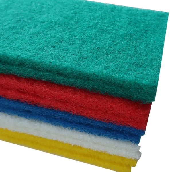Fiber Nylon Scrub Pad High Efficiency Industrial Scouring Pads Environmental Friendly