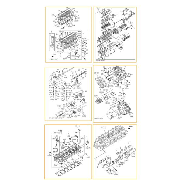 Hitachi ZX3303 6HK1T Isuzu Genuine Parts 8-98177448-0 Engine Wiring Harness