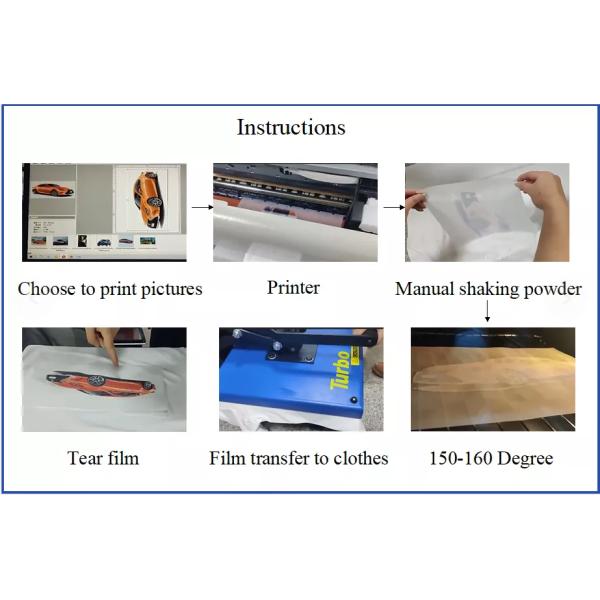 A3 Sheet Direct To Film Ink Eco Friendly For Digital Printer MSDS Certificate