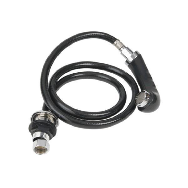 Round Head Rubber Shower Hose For Salon Backwash Chair , 65cm Length