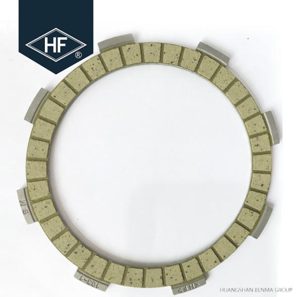 36 Oil Groove Motorcycle Clutch Plate 3.0mm Thickness 8 Teeth Yellow Color