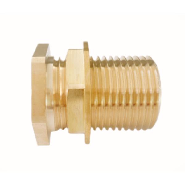 1/2" Female NPT 3/4" Male GHT Solid Brass Water Tank Connector OEM Services