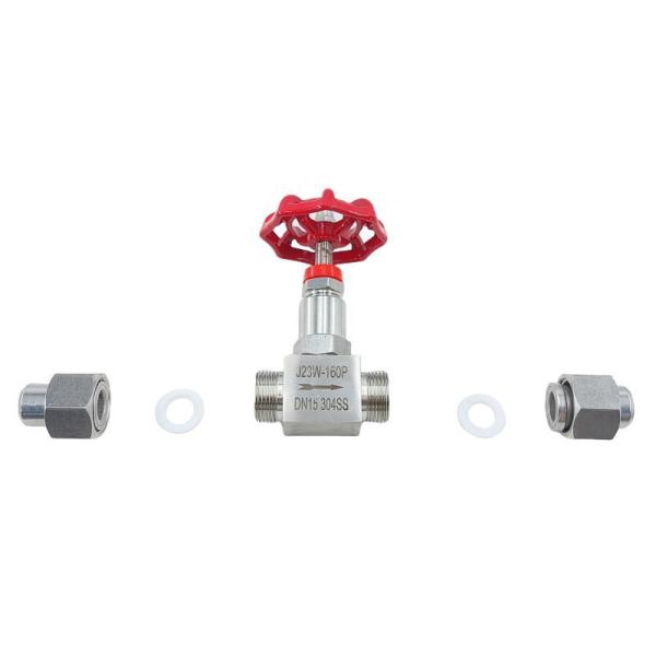 304 316 J23W Stainless Steel Welded Needle Valve for Water Gas Oil Manual Standard