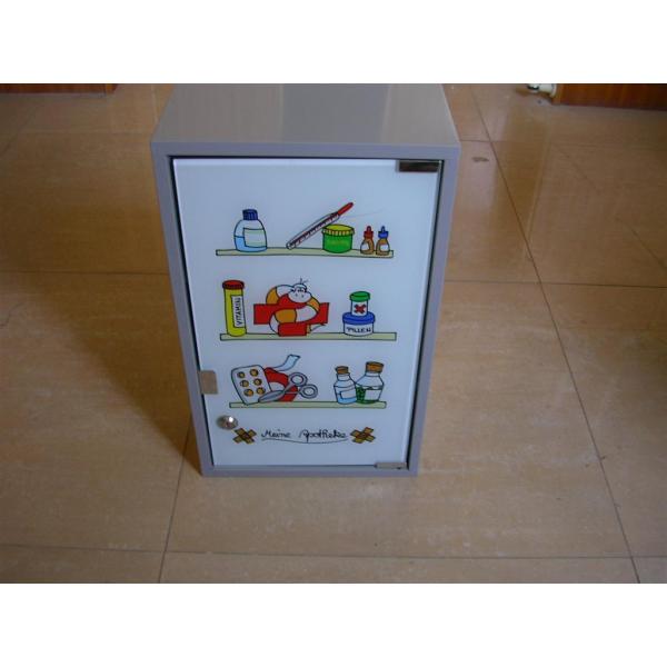 2017 compartment wall Container label Metal layer Stainless Steel Medical box Metal Box/medicine Chest Portable Medication Lock