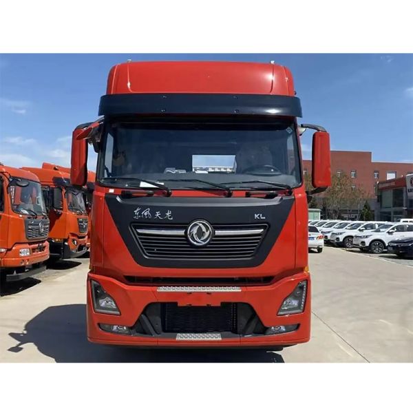 10 Wheelers 371HP 6x4 Prime Mover Lift Hand Drive Dongfeng Used Trailer Tractor Truck Head Trucks For Sale