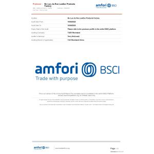 Jiarun Leather Manufacturing Co., Ltd. Certifications