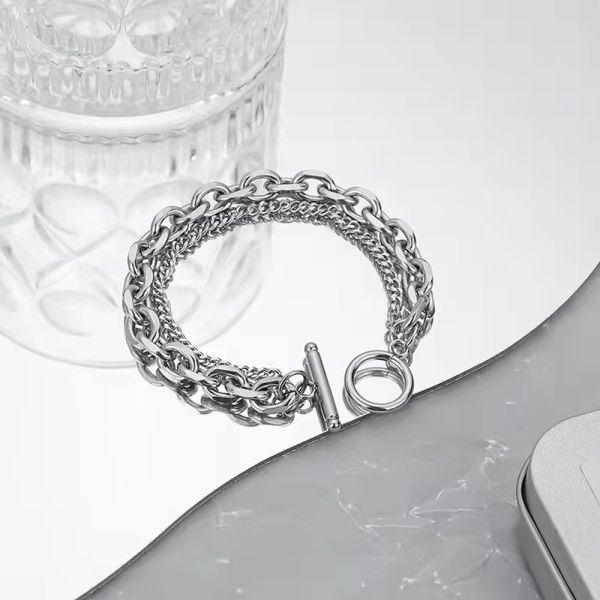 Stainless Steel Men Jewelry Bracelets 17cm 19cm Mens Stainless Steel Bracelets