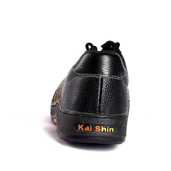 Breathable Leather Steel Toe To Prevent Puncture Wide Last BK Mesh Breathable Safety Shoes