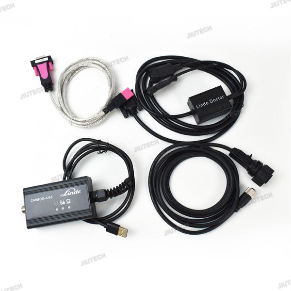 Forklift Linde Canbox Doctor Forklift Truck Diagnostic Tool Linde LSG Pathfinder Diagnosis Scanner and CF19 laptop