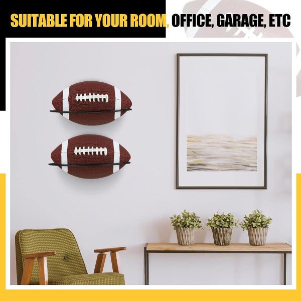 Carbon steel Metal Ball Holder Wall Mount for Basketball Football Volleyball Soccer