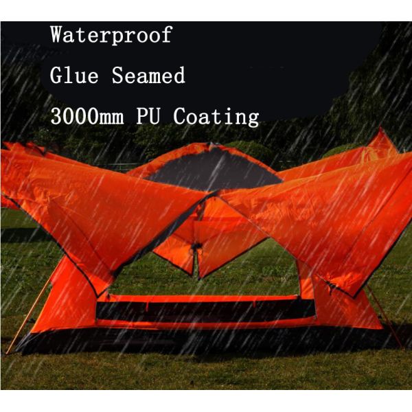 2 Doors Double Layer 1-2 Person Fashional Backpacking and Camping Tent(HT6085)