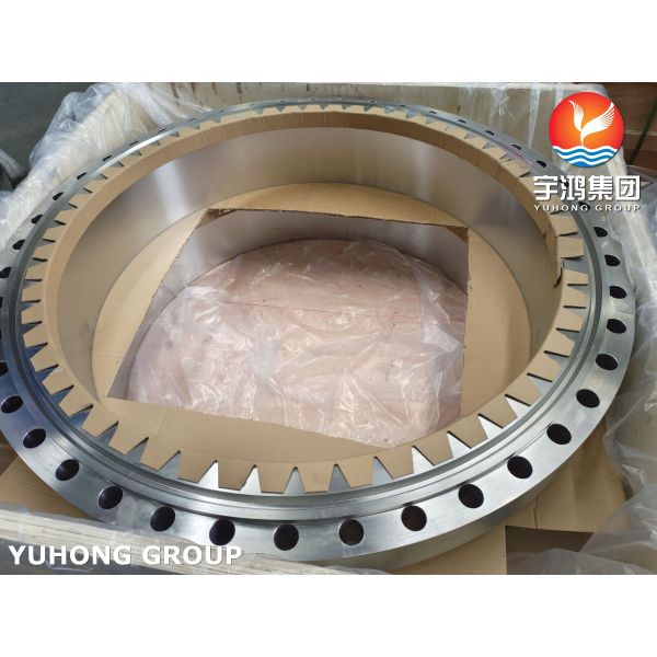 Stationary Stainless Steel Flange ASTM/ ASME Custom Made Pressure Vessel Flange