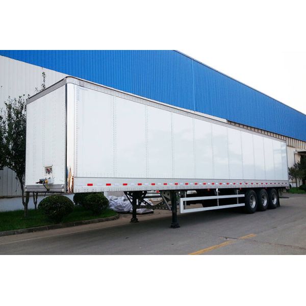 Aluminum Alloy 50 Tons 3 Axle Dry Van Semi Trailer