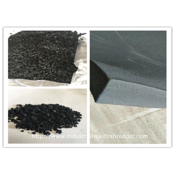 Yoga Mat Latex Pad Waste Crusher Shredder TPE PVC CBR Mat Foam Sponge Cutting Machine