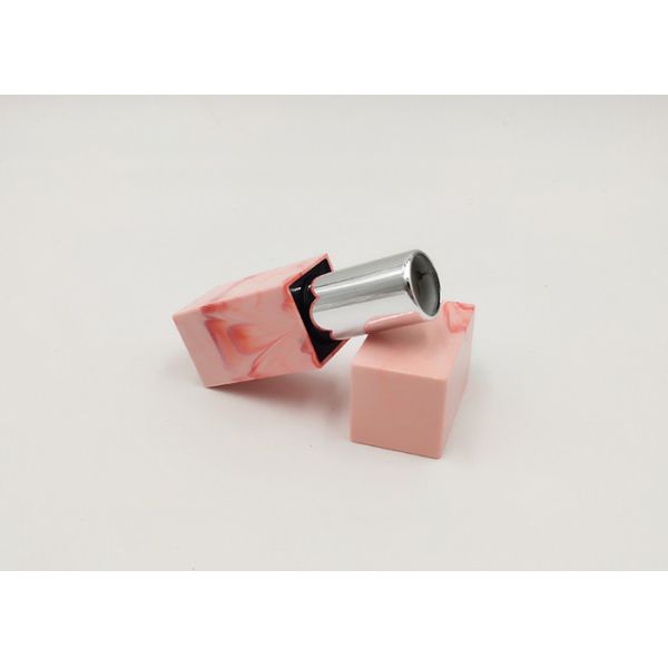 Luxury Square Custom Lipstick Tubes 12.1mm Caliber Cosmetic Packaging