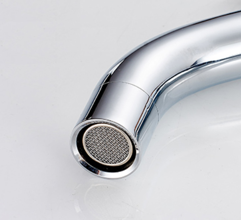 SUS304 Stainless Steel Stylish Vessel Bathroom Single Cold Water Basin Taps in Chrome