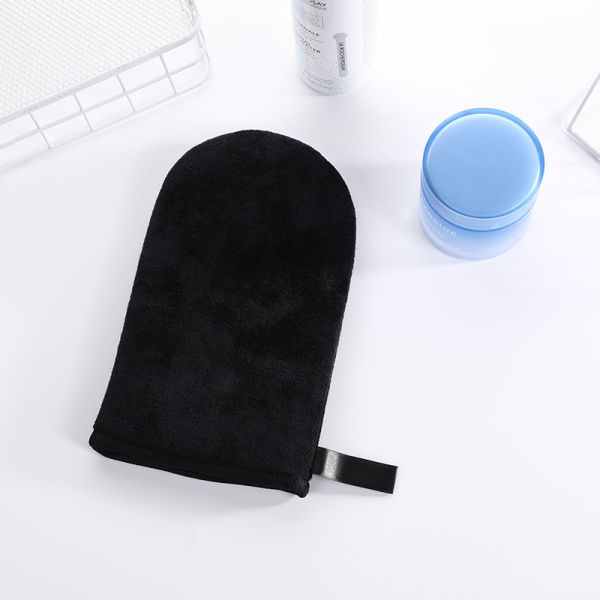 Self Tanning Mitt Applicator For Back Face Body Double Side Microfiber Sunless Tanner Glove